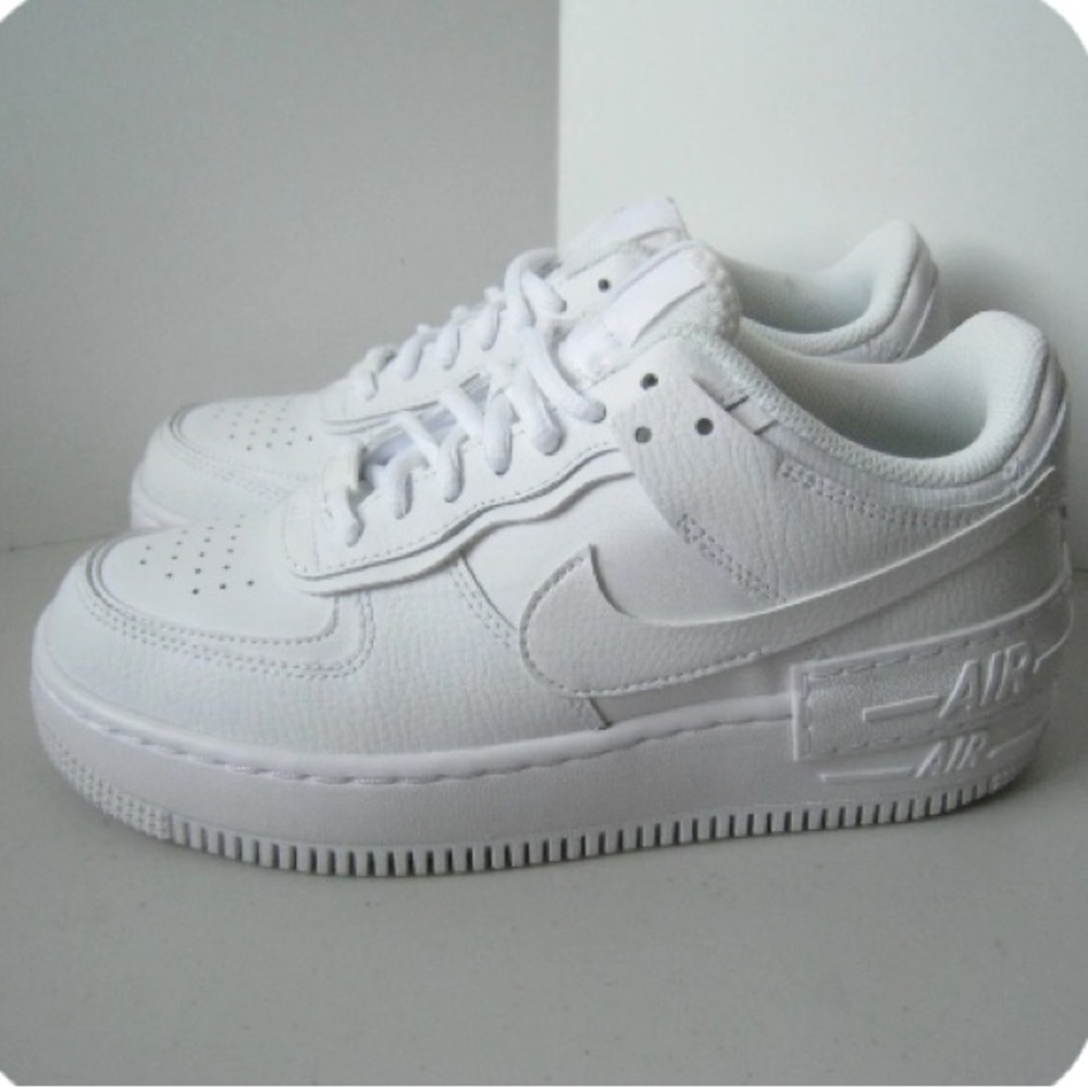 Nike Air Force 1 Shadow All-White Sneakers